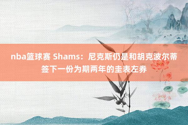 nba篮球赛 Shams：尼克斯仍是和胡克波尔蒂签下一份为期两年的圭表左券